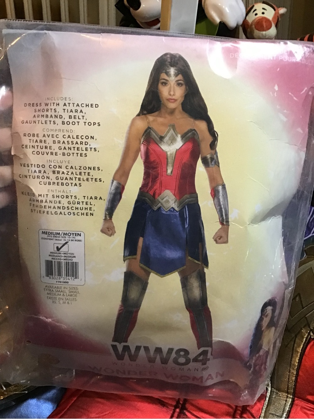 WW84 Wonder Woman adult costume size medium dress size 10-14